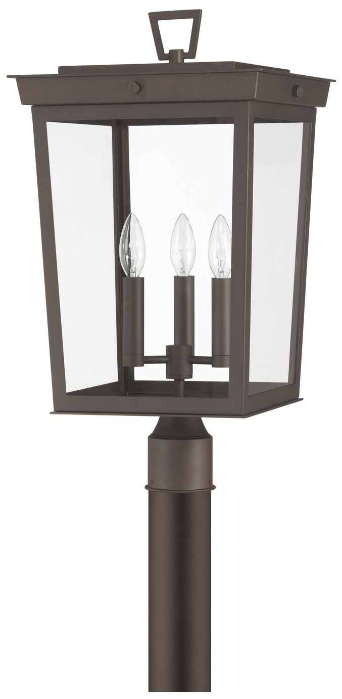 Image 2 Belmont 12'' Twilight Bronze Outdoor Post more views