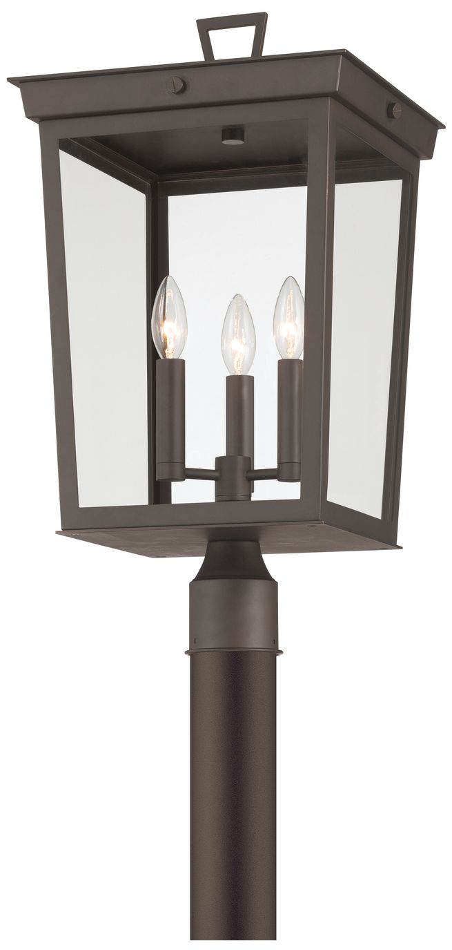 Image 4 Belmont 12'' Twilight Bronze Outdoor Post more views