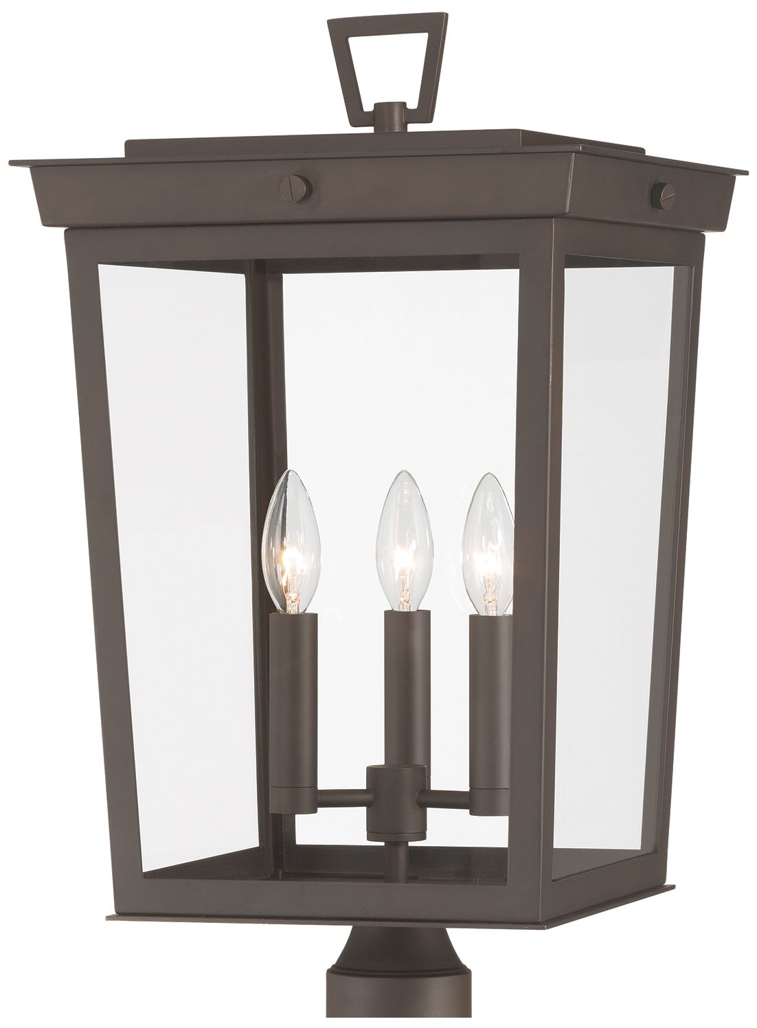 Image 5 Belmont 12'' Twilight Bronze Outdoor Post more views