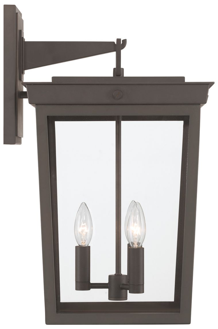 Image 4 Belmont 12'' Twilight Bronze Outdoor Sconce more views