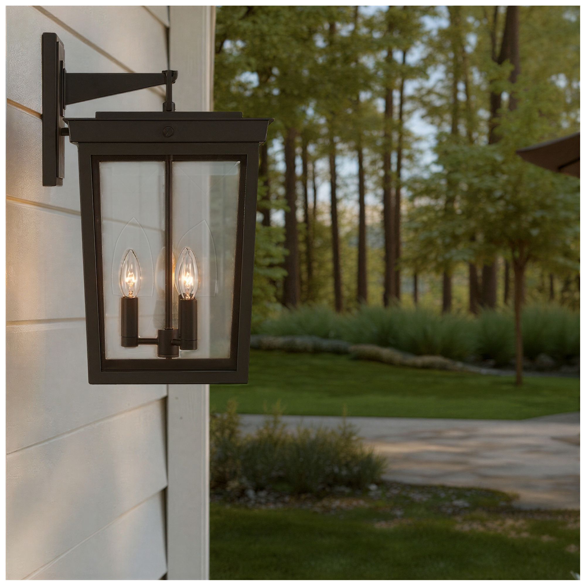 Image 6 Belmont 12'' Twilight Bronze Outdoor Sconce more views