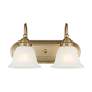 6_Belmont 2-Light 8.5-in Antique Brass Bell Vanity Light more views