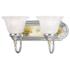 Belmont 2-Light 8.5-in Chrome Bell Vanity Light