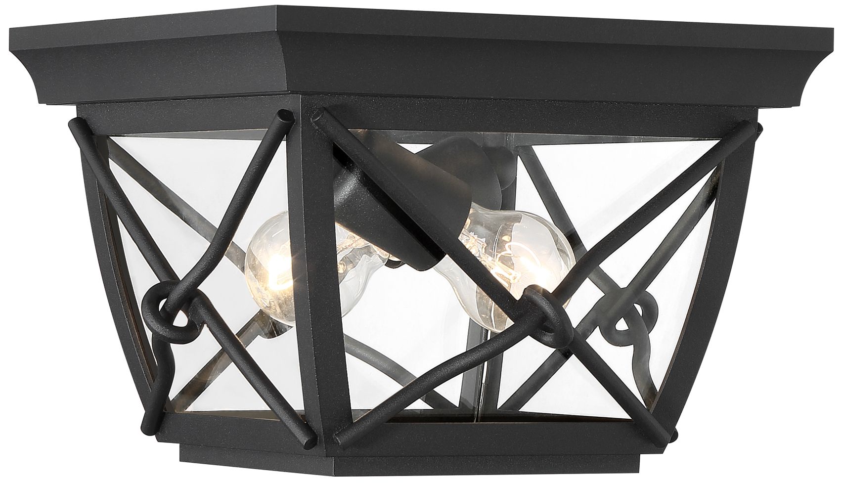 Image 2 Belmont 2 Light Outdoor Flushmount more views