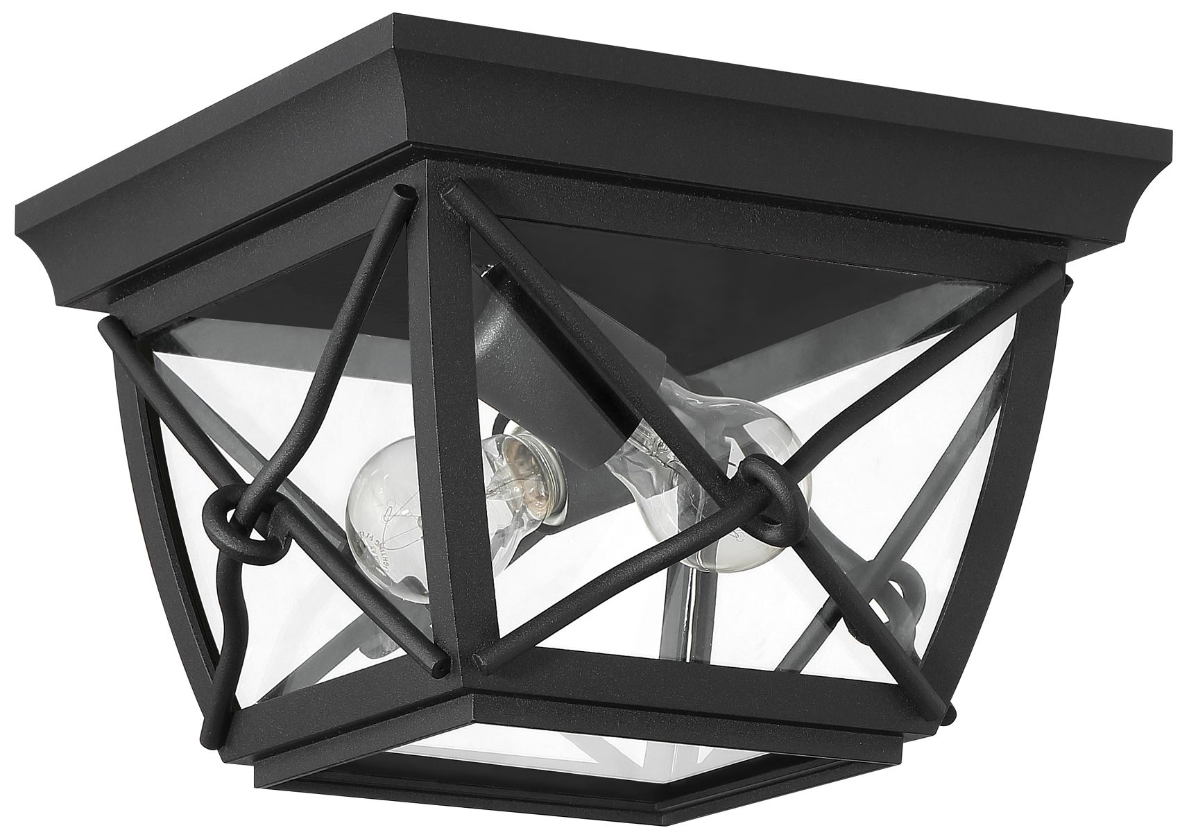 Image 4 Belmont 2 Light Outdoor Flushmount more views