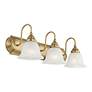 5_Belmont 3-Light 8.5-in Antique Brass Bell Vanity Light more views