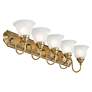 6_Belmont 5-Light 8.5-in Antique Brass Bell Vanity Light more views