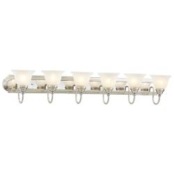 Belmont 6-Light 8.5-in Chrome/Brushed Nickel Bell Vanity Light