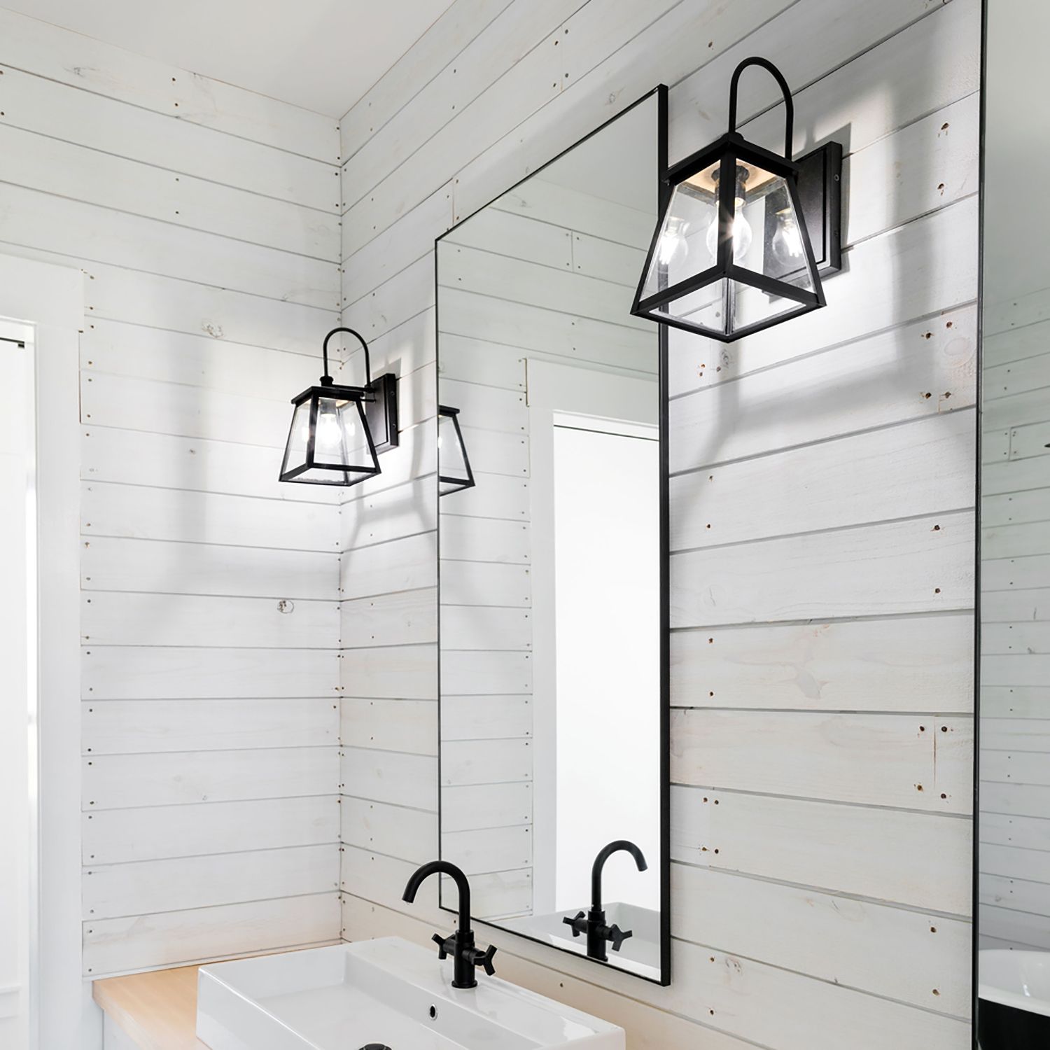 Image 7 Belmore 14 1/2" High Black Downbridge Outdoor Wall Light more views