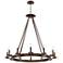 Belmore 40" Wide Oil-Rubbed Bronze 12-Light Chandelier