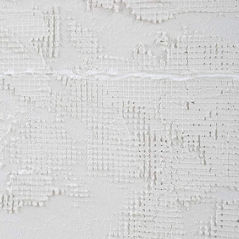 Image 5 Below The Surface 60" Square White Framed Canvas Wall Art more views