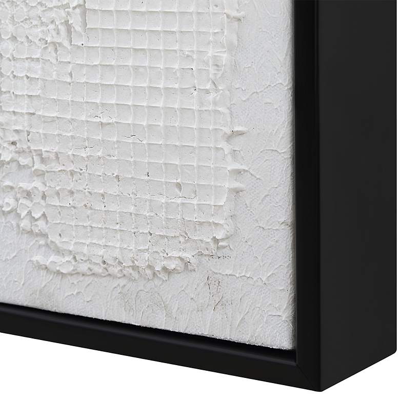 Image 6 Below The Surface 60" Square White Framed Canvas Wall Art more views