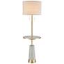 Below the Surface 63" High 2-Light Floor Lamp - Polished Concrete - LE
