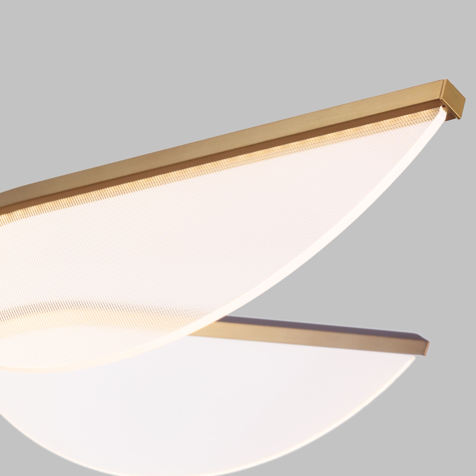 Image 4 Belterra 38 1/4" Wide Natural Brass LED Chandelier more views