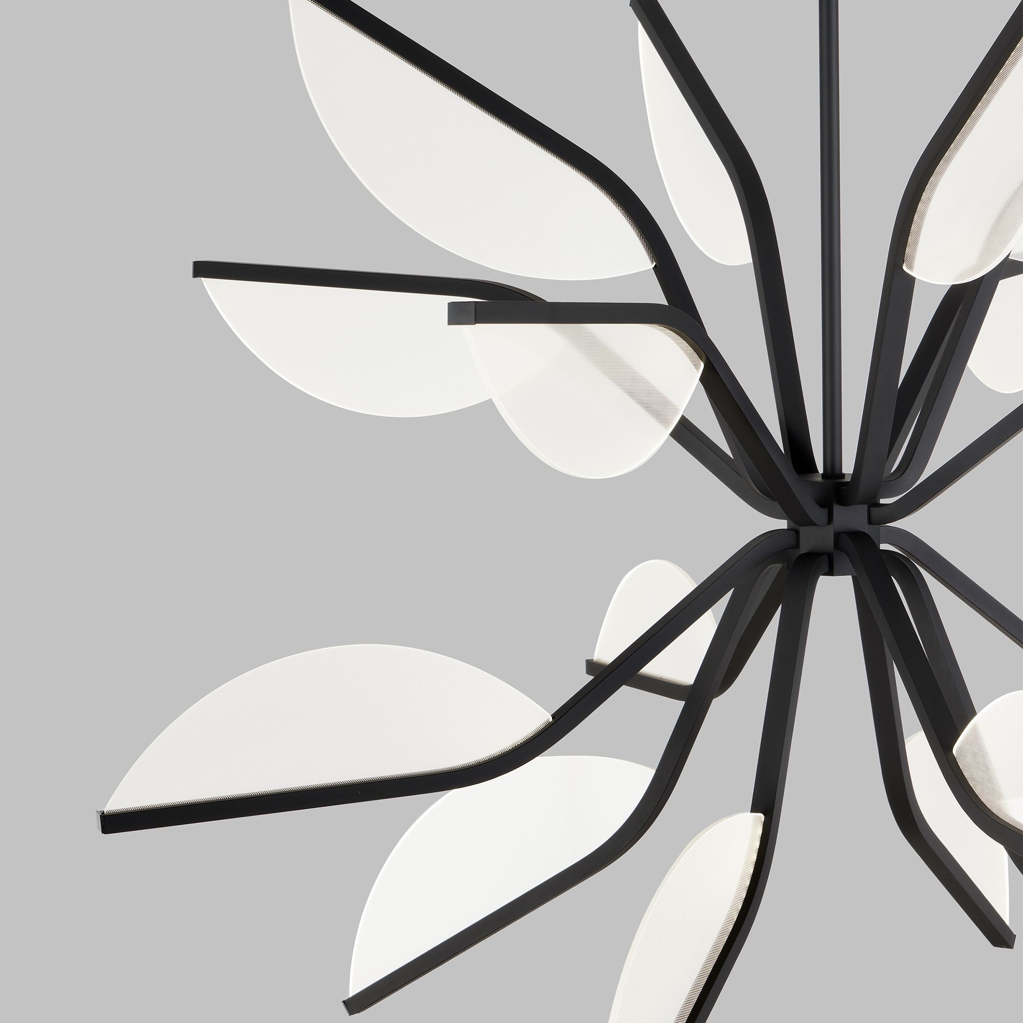 Image 3 Belterra 38" Wide Matte Black LED Chandelier more views