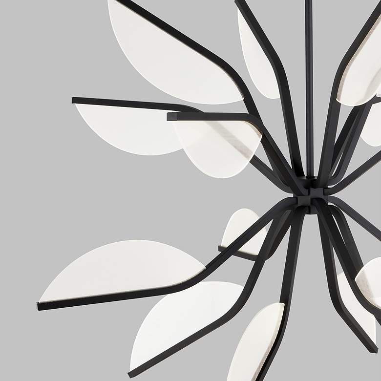 Belterra 38" Wide Matte Black LED Chandelier - #4787D | Lamps Plus