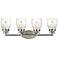 Belton 28 3/4" Wide Brushed Nickel 4-Light Bath Light