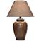 Belville Rustic Urn 26.5" Antique Walnut Handcrafted Stone Table Lamp