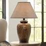 Belville Rustic Urn 26.5" Antique Walnut Handcrafted Stone Table Lamp