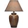 Belville Rustic Urn 26 1/2" Walnut Handcrafted Stone Table Lamp