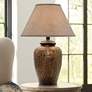 1_Belville Rustic Urn 26 1/2" Walnut Handcrafted Stone Table Lamp