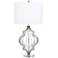 Belvoir Silver Leaf Moroccan Metal Table Lamp