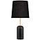 Ben 25" High Black Marble Table Lamp