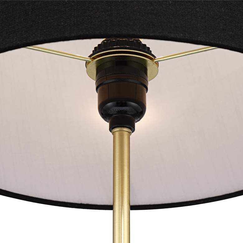 Image 4 Ben 25" High Black Marble Table Lamp more views
