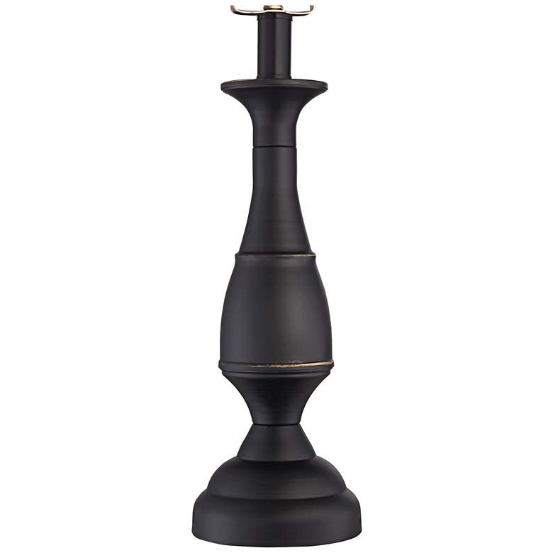 Image 3 Ben 25" High Dark Bronze Table Lamps Set of 2 with Misha Green Shades more views