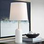1_Ben 25" High White Marble Table Lamp