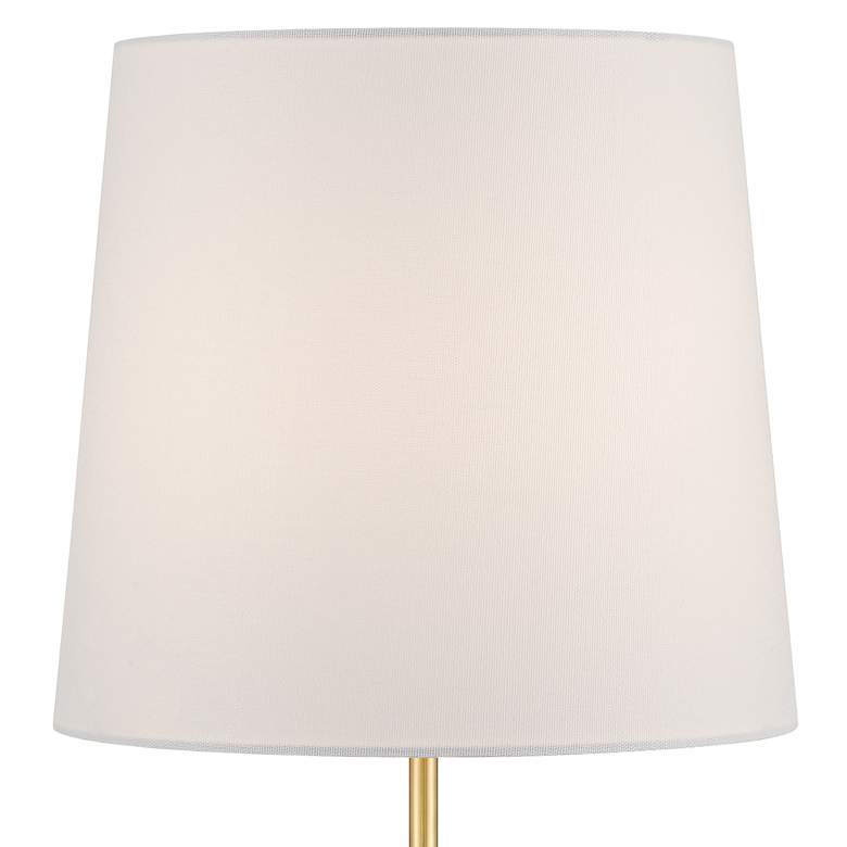 Image 3 Ben 25" High White Marble Table Lamp more views