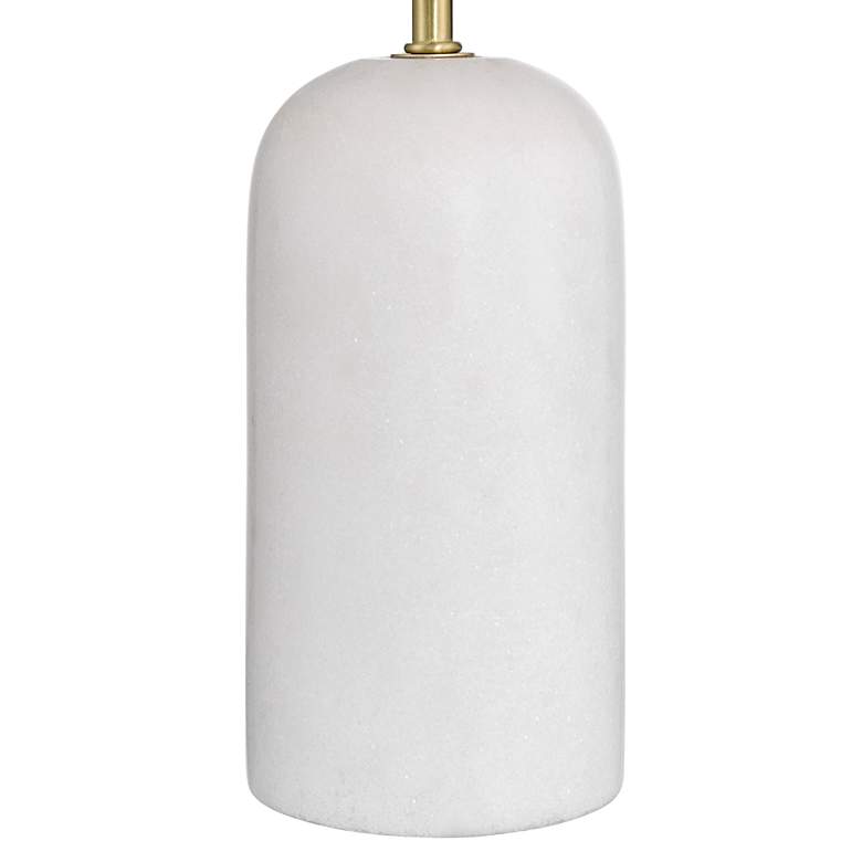 Image 7 Ben 25" High White Marble Table Lamp more views