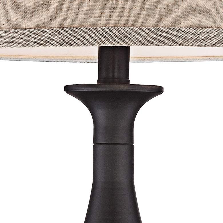 Ben Dark Bronze Metal Lamps Set of 2 with Table Top Dimmers more views