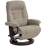 2_BenchMaster Annika Chestnut Fabric Adjustable Swivel Recliner
