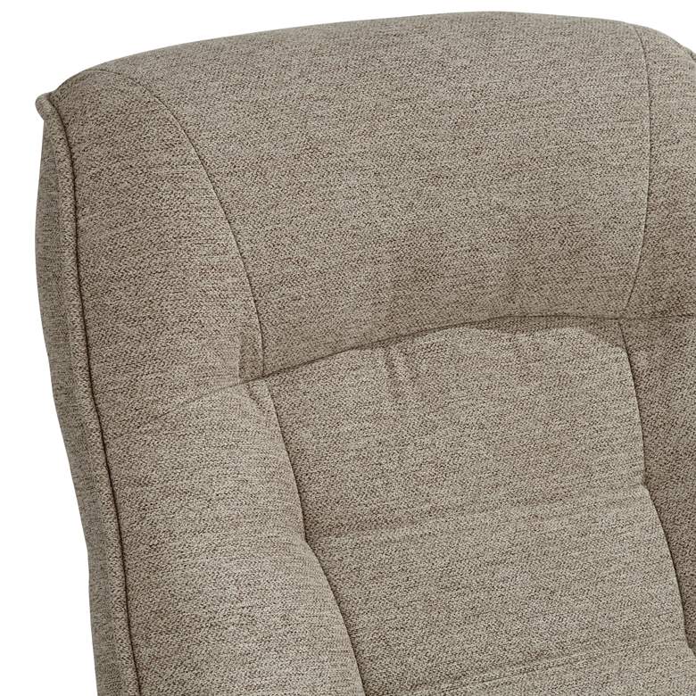Image 3 BenchMaster Annika Chestnut Fabric Adjustable Swivel Recliner more views