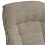 3_BenchMaster Annika Chestnut Fabric Adjustable Swivel Recliner more views