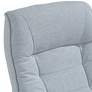 3_BenchMaster Annika Sky Blue Fabric Adjustable Swivel Recliner more views