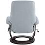 BenchMaster Annika Sky Blue Fabric Adjustable Swivel Recliner