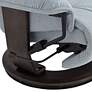 5_BenchMaster Annika Sky Blue Fabric Adjustable Swivel Recliner more views