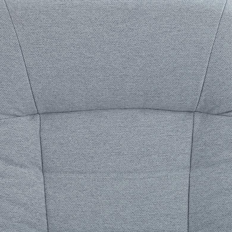 Image 7 BenchMaster Annika Sky Blue Fabric Adjustable Swivel Recliner more views