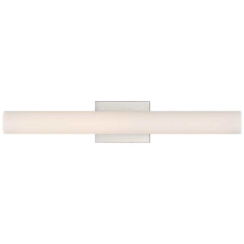 Image 1 Bend; LED Medium Vanity; Brushed Nickel Finish with White Acrylic