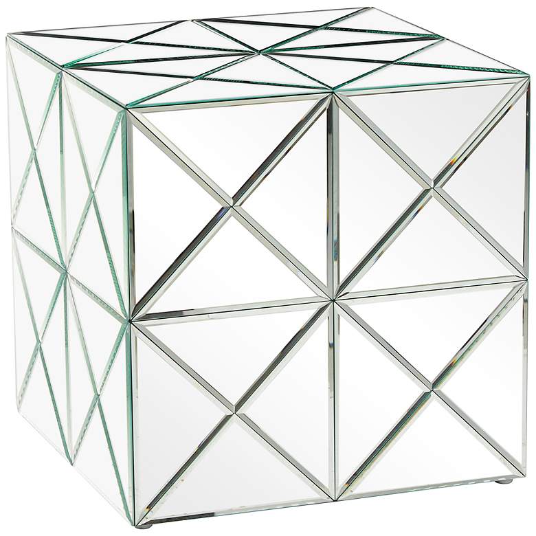 Image 2 Bender 17 3/4" Wide Silver Mirrored Square Accent End Table