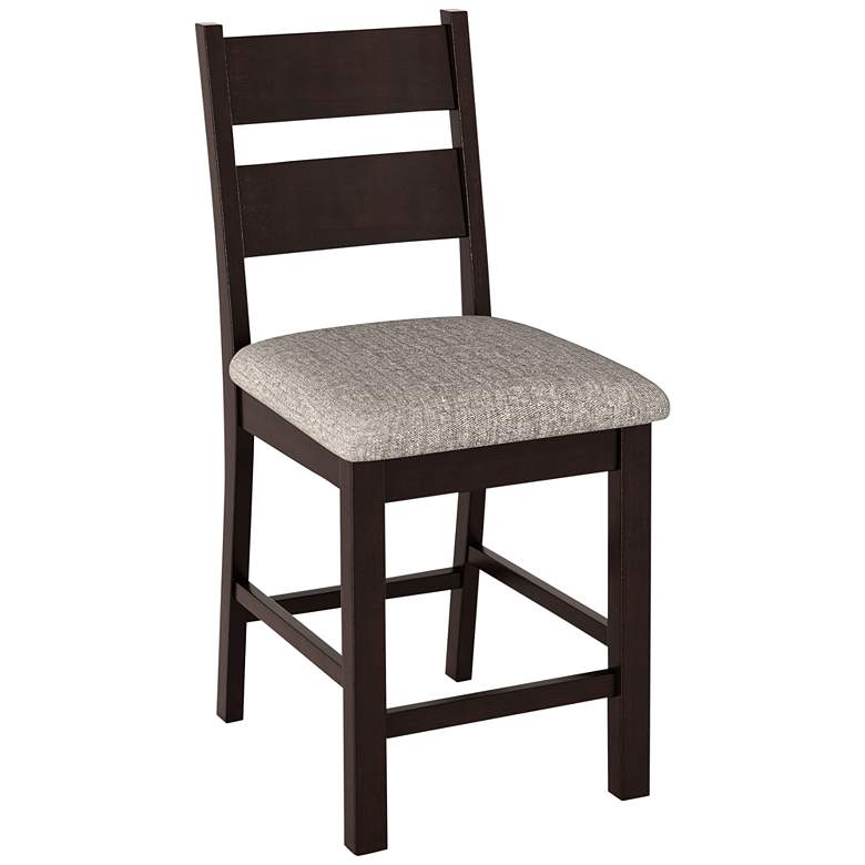 Image 2 Bendorm 24 1/4" Dark Oak Wood Counter Stools Set of 2