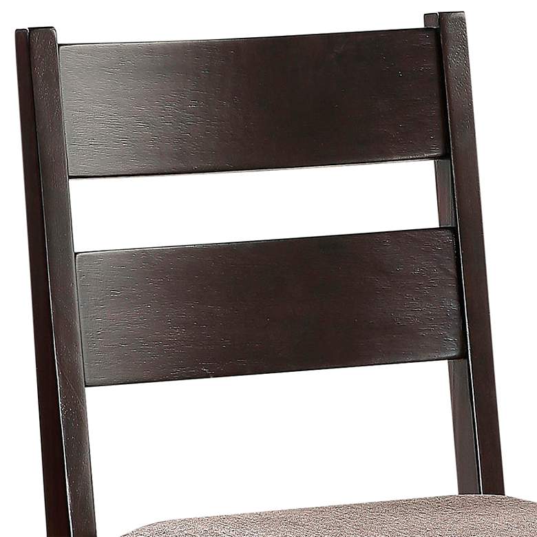 Image 3 Bendorm 24 1/4" Dark Oak Wood Counter Stools Set of 2 more views