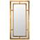 Benedict Gold 20" x 40" Rectangle Wall Mirror