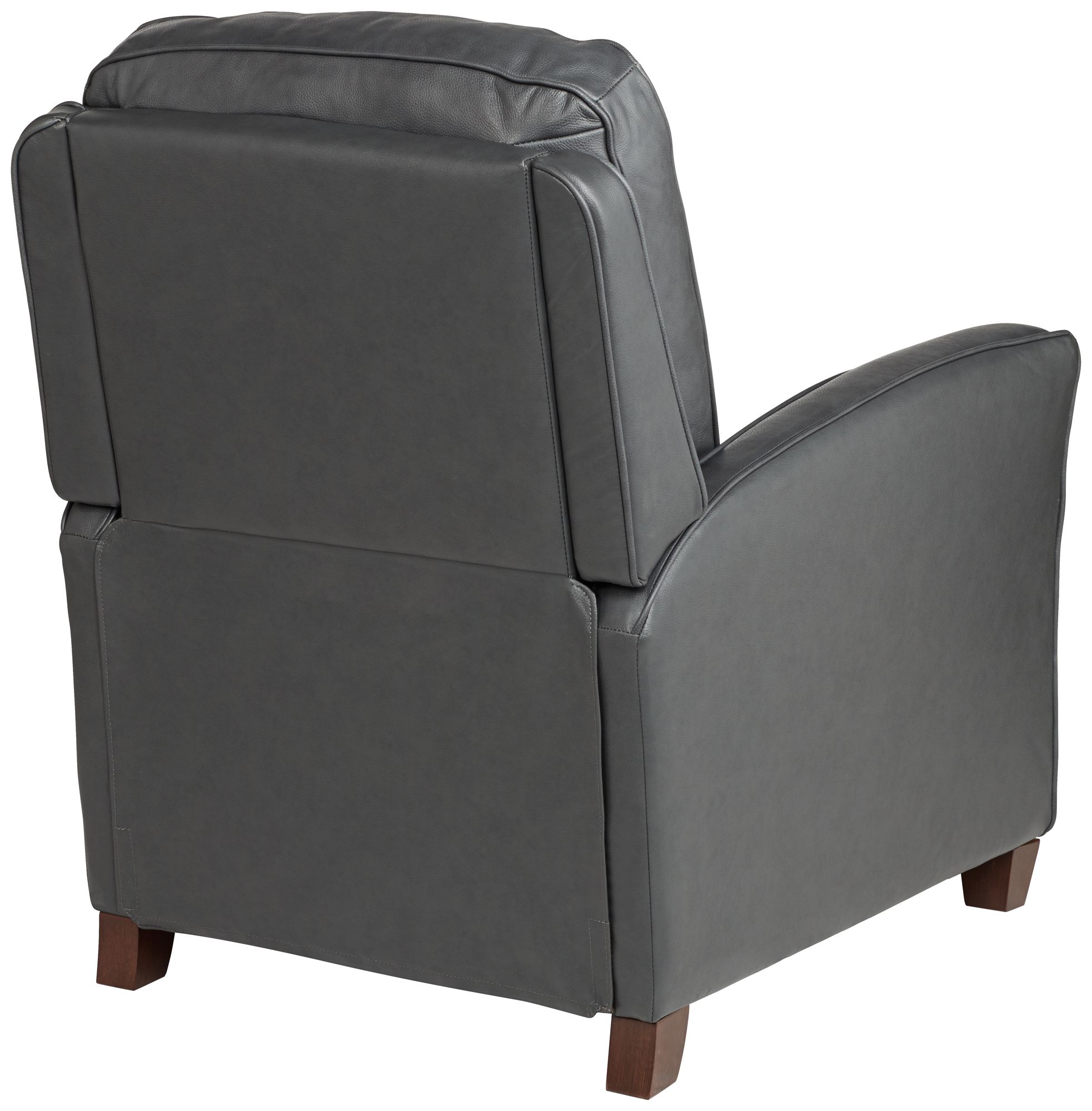 Benedict Livorno Gray Leather 3-Way Recliners Set of 2