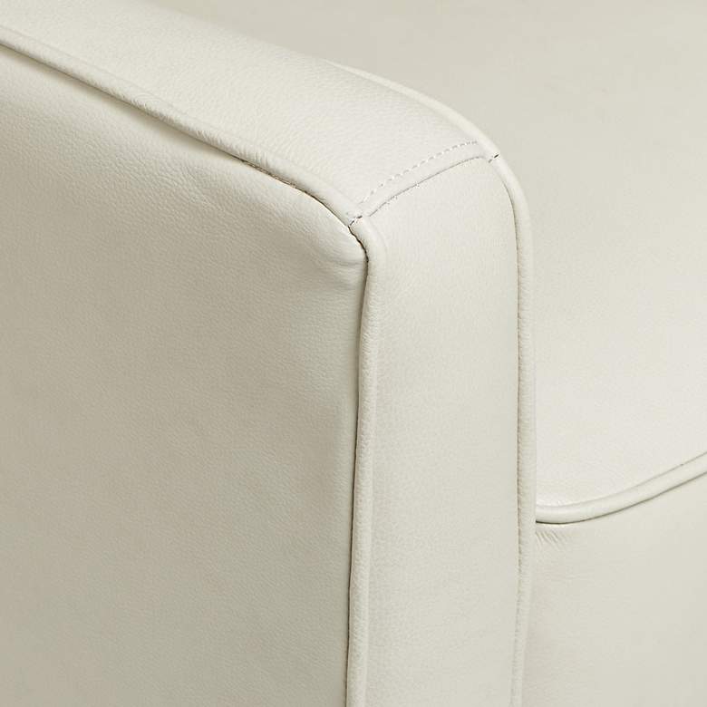 Image 3 Benedict Livorno Pearl Off-White Leather 3-Way Recliners Set of 2 more views