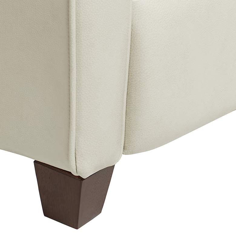 Image 4 Benedict Livorno Pearl Off-White Leather 3-Way Recliners Set of 2 more views