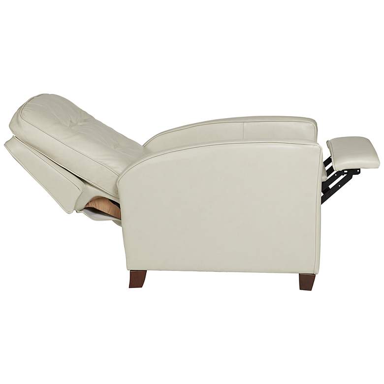 Image 6 Benedict Livorno Pearl Off-White Leather 3-Way Recliners Set of 2 more views