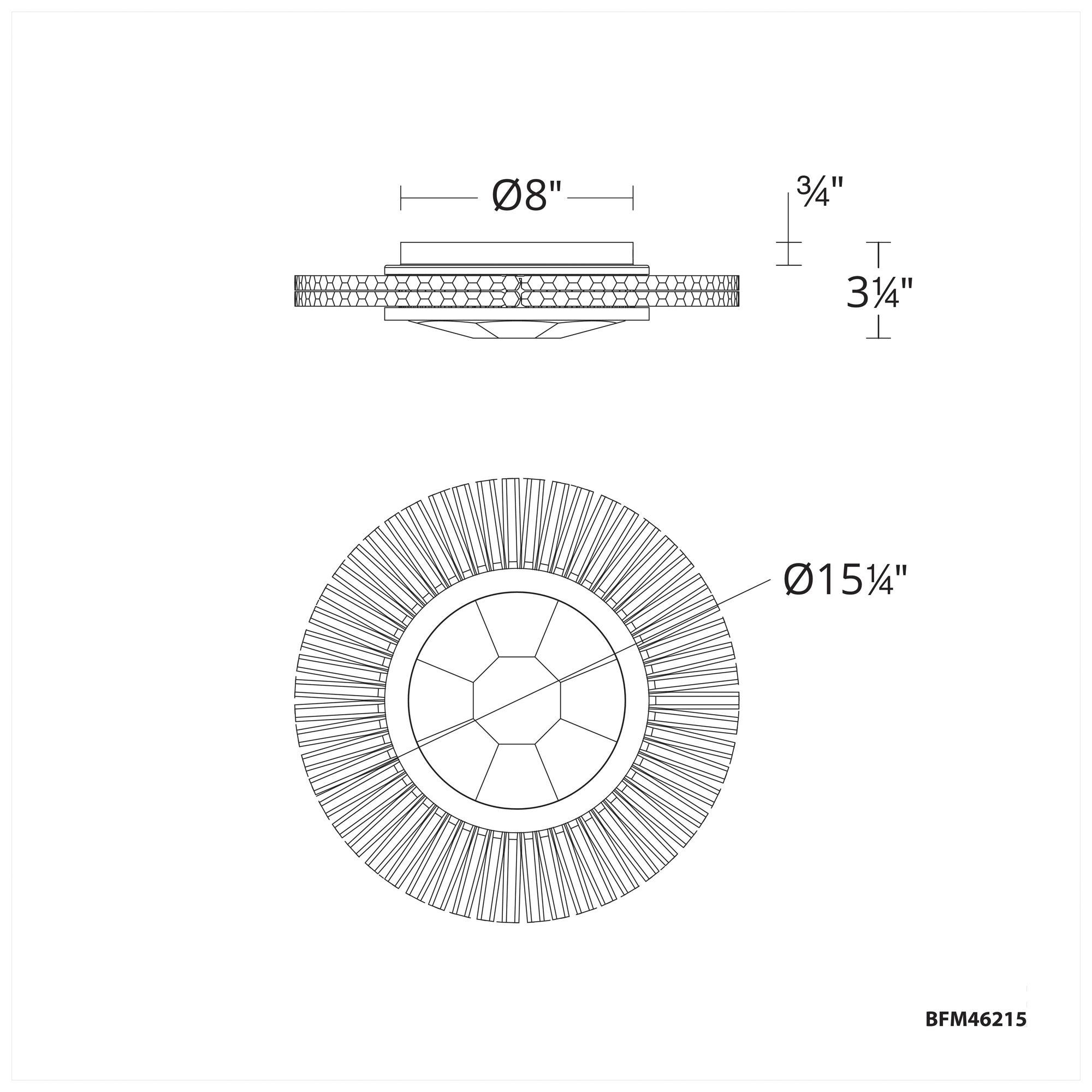 Image 6 Benediction 1 Light LED Flush Mount more views